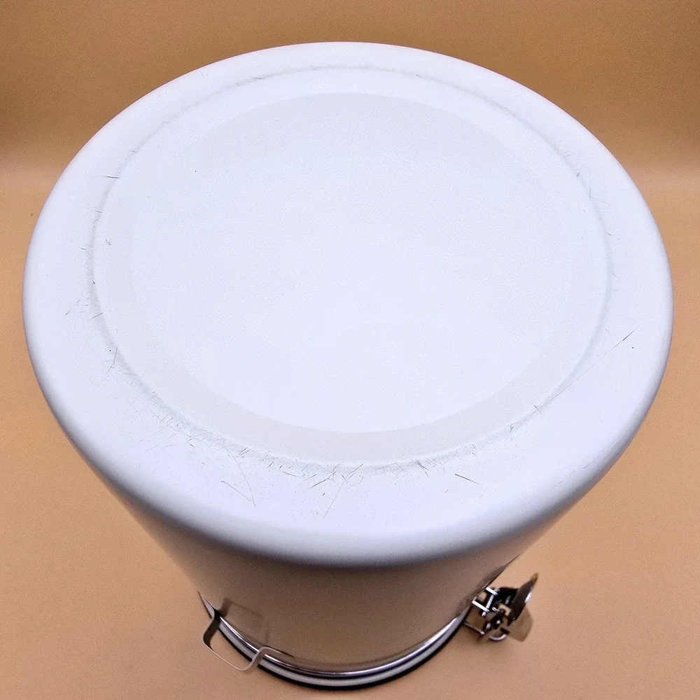 Veken Coffee Canister Airtight Date Stainless Steel Storage w/ Scoop Cream 34 oz